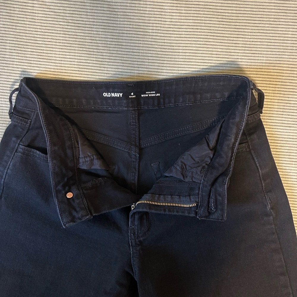Old Navy Black Denim Pants 4short